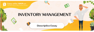 inventory management essay question